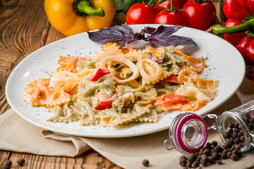 healthy food beautiful and tasty food on a plate