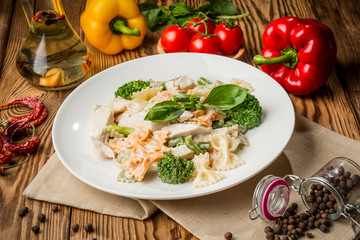 healthy food beautiful and tasty food on a plate