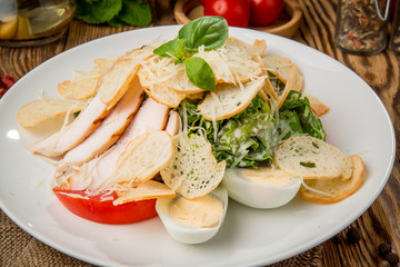 healthy food beautiful and tasty food on a plate