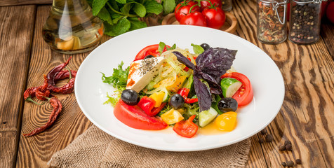 healthy food beautiful and tasty food on a plate