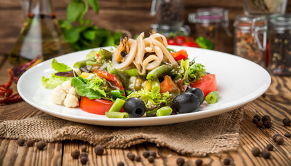 healthy food beautiful and tasty food on a plate