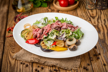 healthy food beautiful and tasty food on a plate