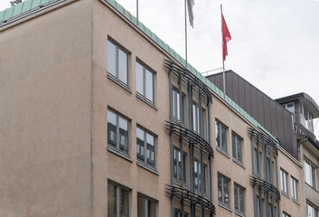 Fototapeta na wymiar Fassade eines Bürohauses
