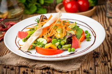healthy food beautiful and tasty food on a plate