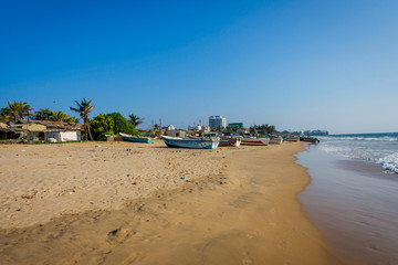 Beach in Colombo, Sri Lanka