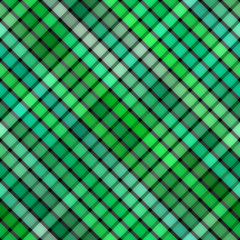 Multicolor Gradient Rectangles Grid. Seamless Black and White Pattern.