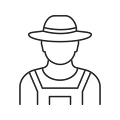 Farmer linear icon