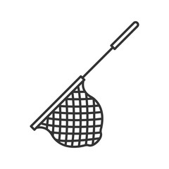 Scoop net linear icon