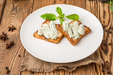 healthy food beautiful and tasty food on a plate