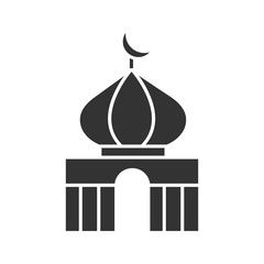 Mosque glyph icon