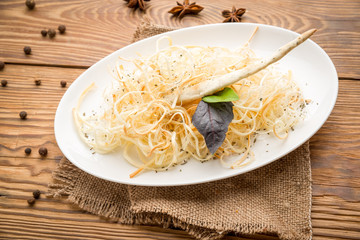 healthy food beautiful and tasty food on a plate