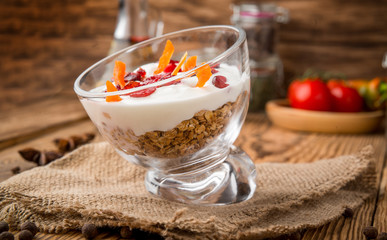 healthy food beautiful and tasty food on a plate