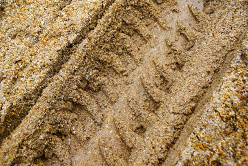 Wheel Tracks On The Ground , Wheel Tracks Textures