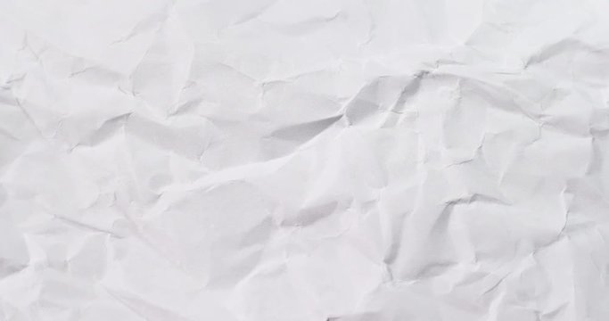 Wrinkle paper in rotation