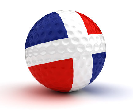 Dominican Republic Golf Ball