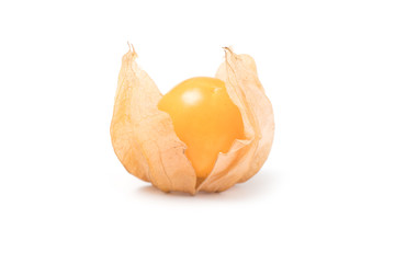 Cape Gooseberry, physalis fruit (Physalis peruviana) isolated on a white background