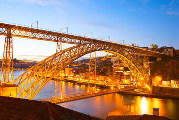 Dom Luis bridge. Porto, Portugal