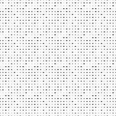 Black and white halftone seamless pattern with circles. Dotted texture. Polka dot on white background. Abstract round seamless pattern. Vector illustration.