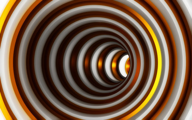 Abstract black and gold geometric background. 3D render