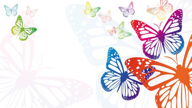 motyle tło wektor