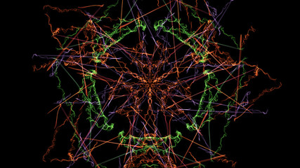 Colorful abstract futuristic background.