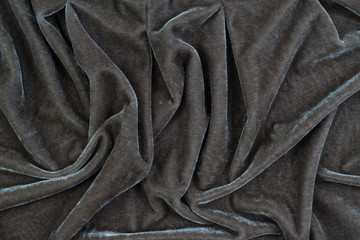 The texture of the velvet fabric