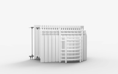 Radiator. 3D rendering