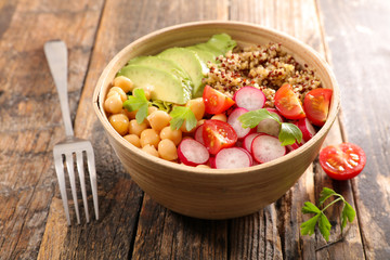 buddha bowl, vegan salad bowl