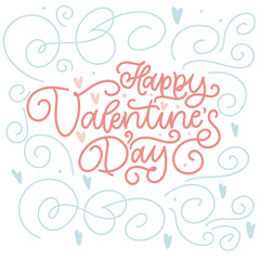 Happy Valentine's Day -- postcard