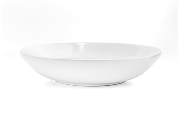 white ceramic bowl a kitchenware isolated on white background