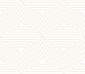 Fototapeta premium Vector seamless pattern. Modern stylish abstract texture. Repeating geometric tiling from striped elements