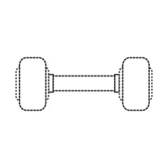 weight lifting gym device vector illustration design