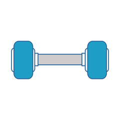 weight lifting gym device vector illustration design