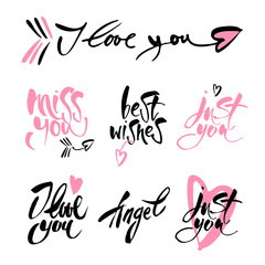 love lettering background