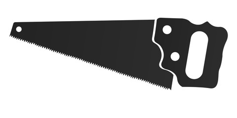 Isolated saw icon
