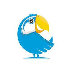 Blue Parrot Character