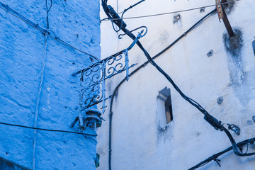 Africa, Morocco, chefchaouen, Urban city and house. 2013