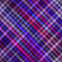 Multicolor Gradient Rectangles Grid. Seamless Black and White Pattern.