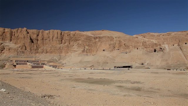 Hatshepsut Temple; Mortuary Temple Of Hatshepsut; Nile West Bank, Near Luxor, Egypt