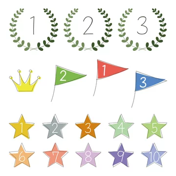 ランキング イラスト素材 Stock ベクター Adobe Stock