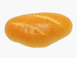 French Baguette isolated