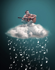 Raining music