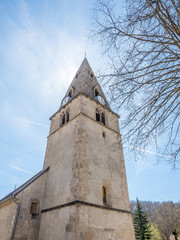 Clock tower of Chichilianne church