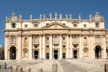 Fototapeta na wymiar The Basilica of Saint Peter at the Vatican City