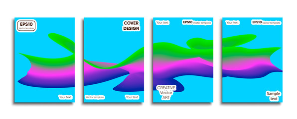 Obraz premium Creative colored cover. Cover design.