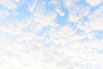 Blue sky with cloud in the morning.