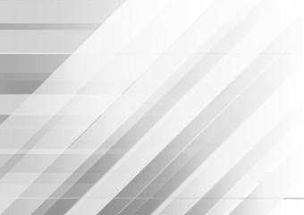 Abstract geometric white and gray color background