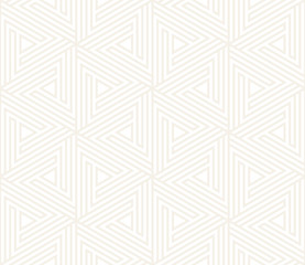 Vector seamless pattern. Modern stylish abstract texture. Repeating geometric tiling from striped elements