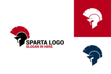 Spartan Warrior Logo Template Design Vector, Emblem, Design Concept, Creative Symbol, Icon