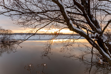 River Cherna. Village Filippovskoe. The Kirzhach district. Vladimir oblast. Russia.